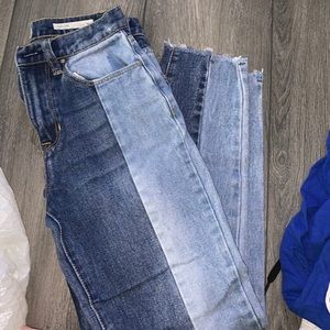 Vintage icon pacsun color block jeans